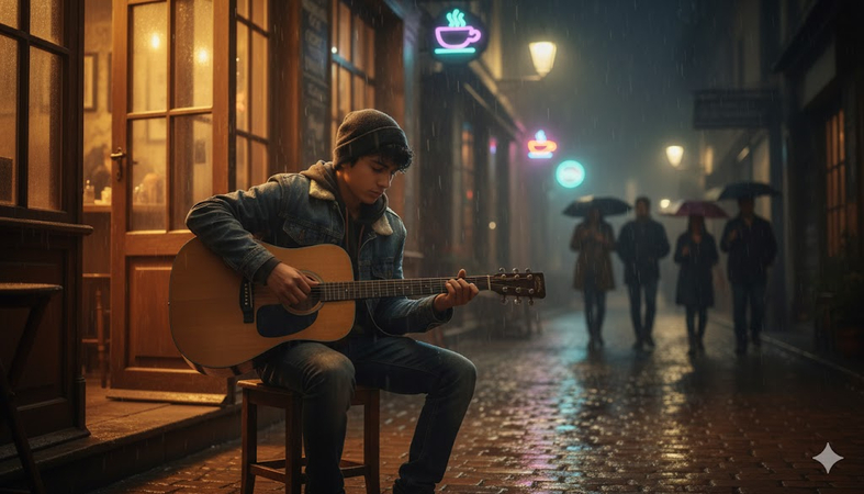 best night photo prompt