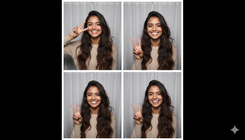 best photo booth poses single