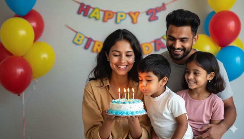birthday celebrations mother and son prompt