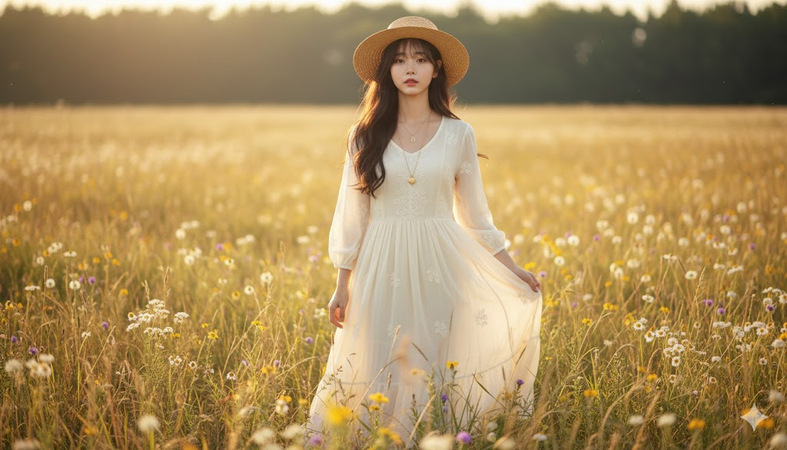 boho meadow editorial