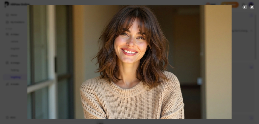 ai generated hairstyle