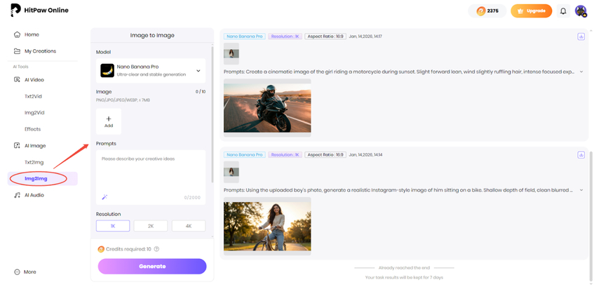change hairstyle hitpaw online