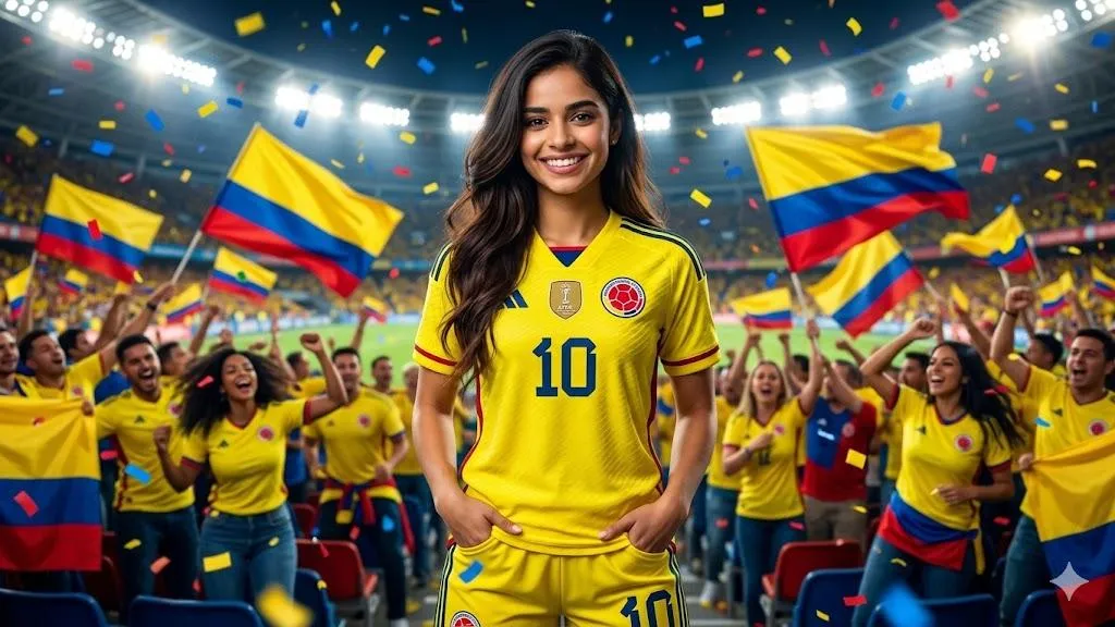colombia football jersey ai prompt