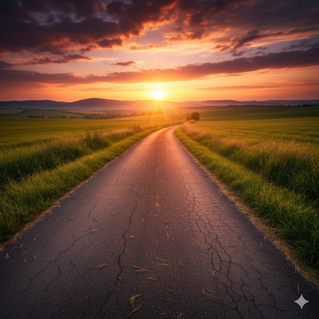 country side road image