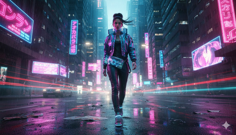 cyberpunk fashion style