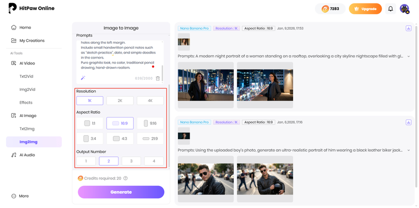 enter ai drawing prompt example