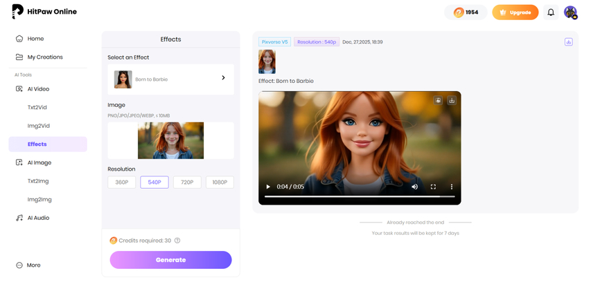 download barbie ai video