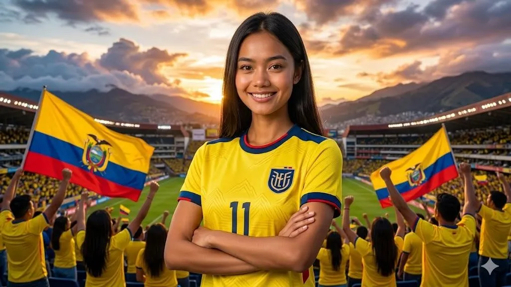 ecuador football jersey ai prompt