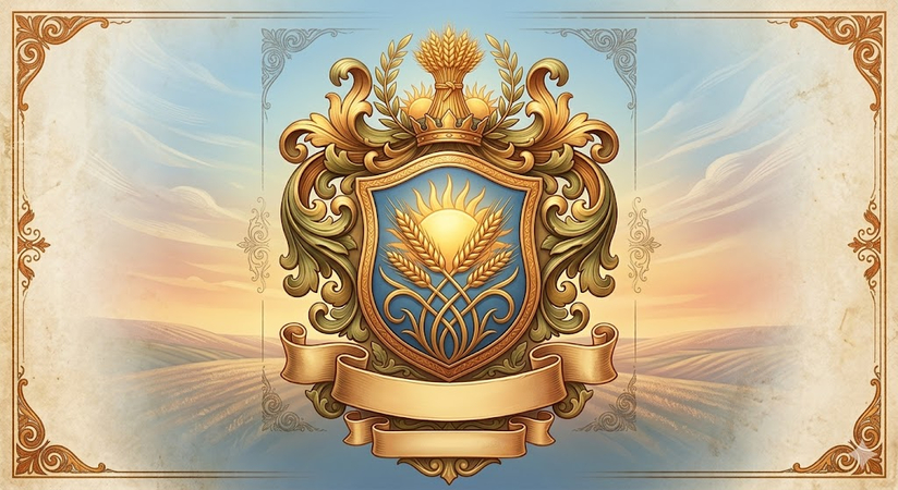 farming family crest