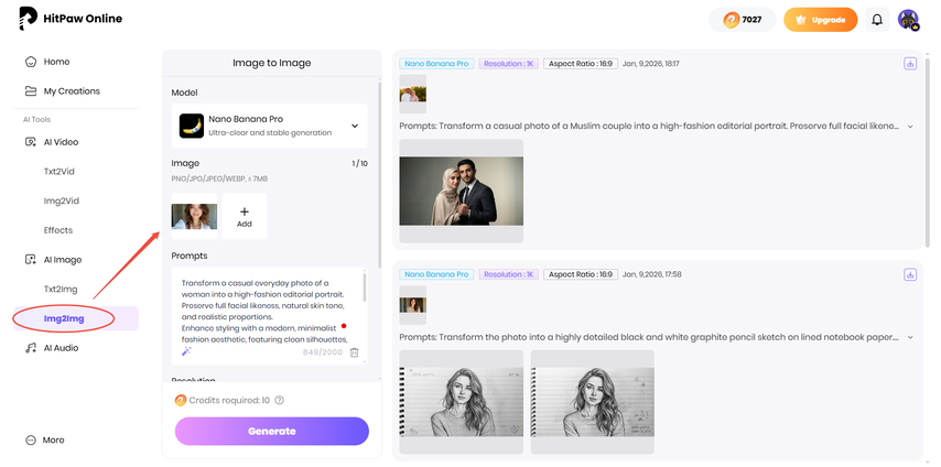 fashion prompt midjourney hitpaw