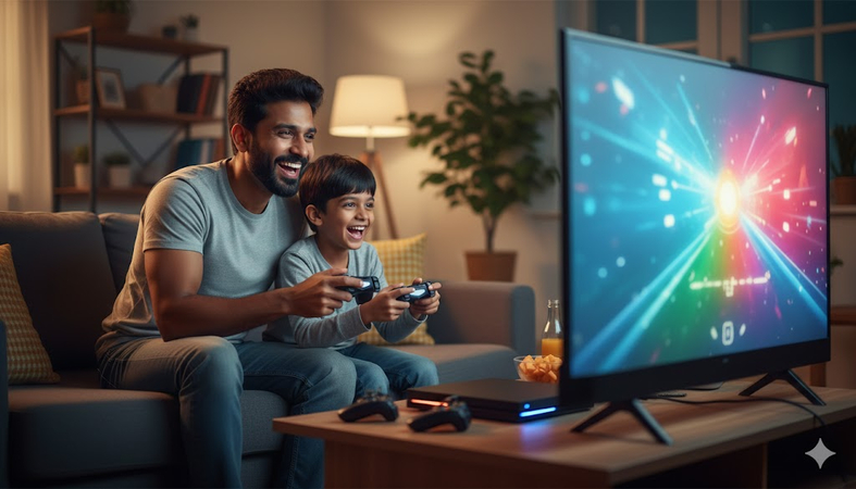 father and son gaming prompt