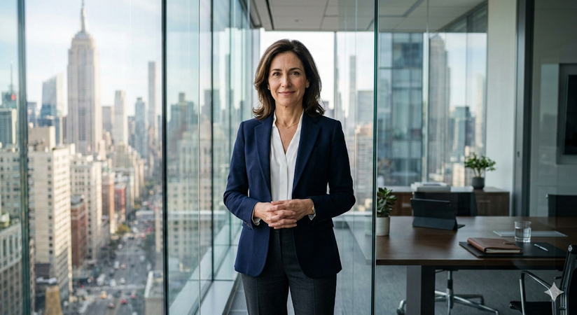 female leader ai portrait