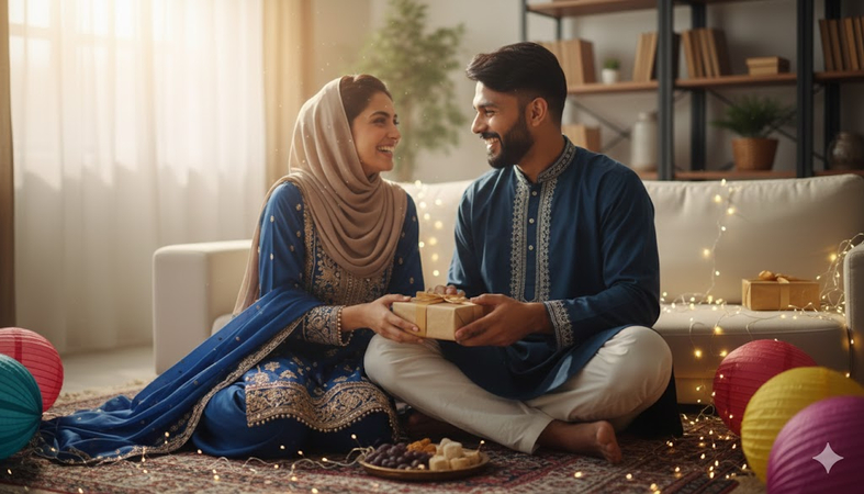 festival celebration couple muslim