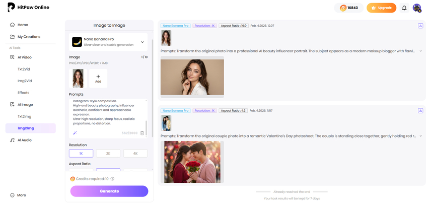 generate ai influencer