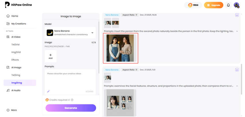 generate and download image