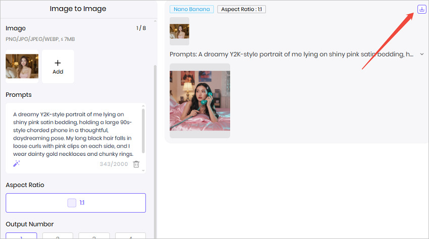 select image resolution
