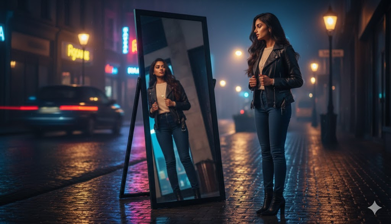 girl night prompt gemini