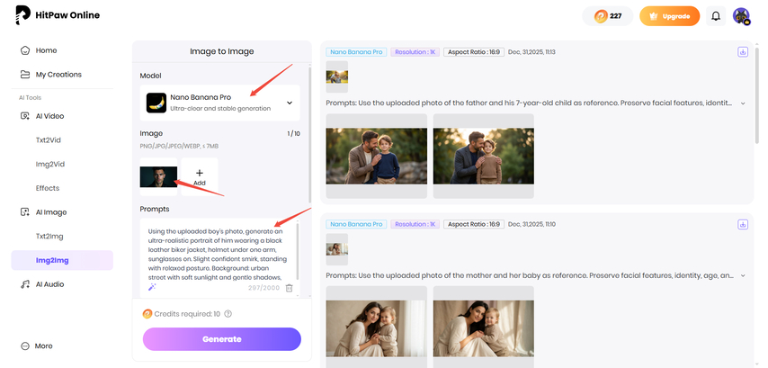 generate bike lover ai photo upload image