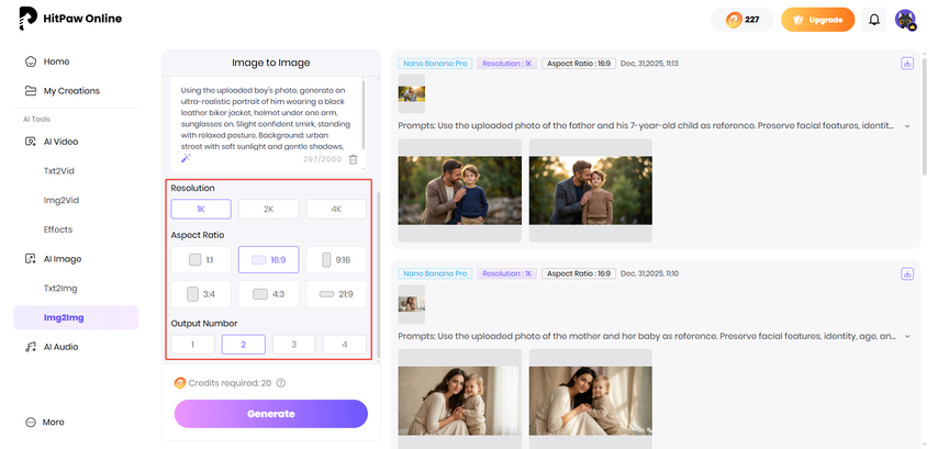 generate bike lover ai photo video setting