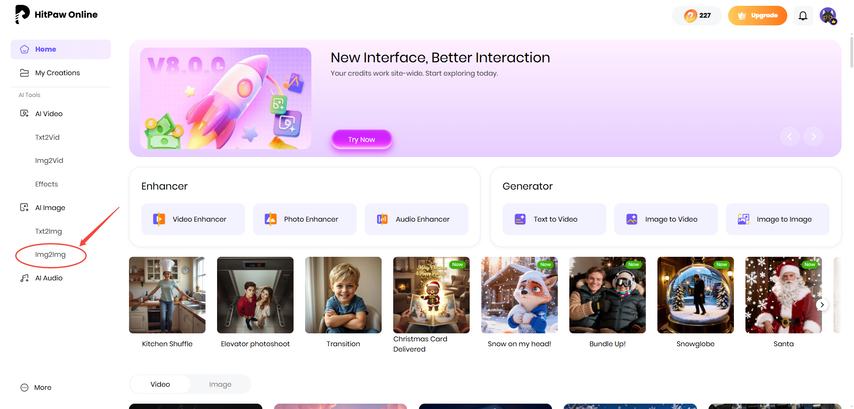 hitpaw online generate bike lover ai photo