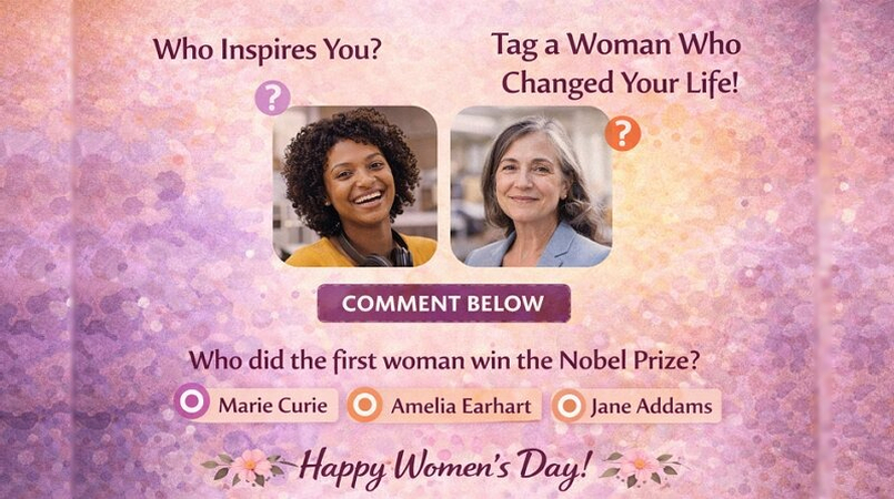 Interaction Women's Day Post Ideas