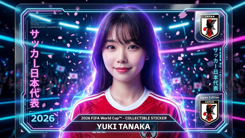 일본 월드컵 스티커