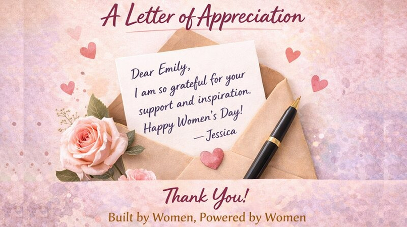 Letters of Appreciation of Women