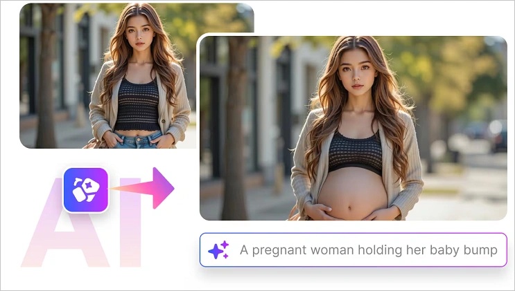 pregnant ai image and video generator online