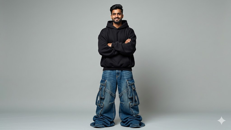 mega cargo denim monster