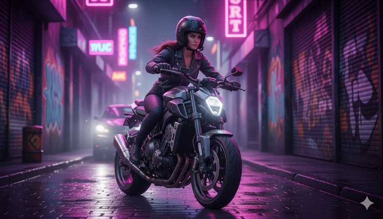 neon alley rider