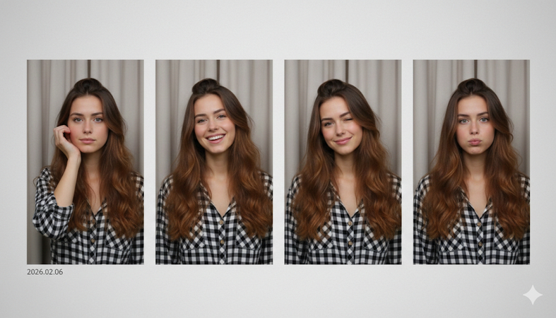 over the shoulder pose