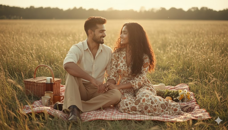 picnic love couple