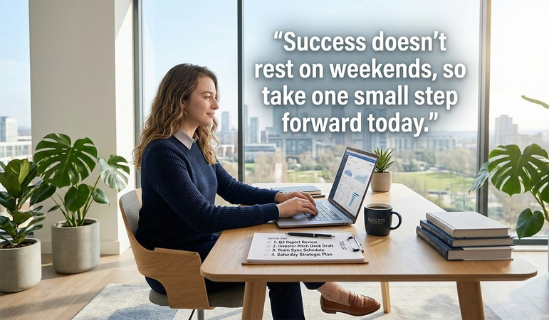 productive saturday quotes