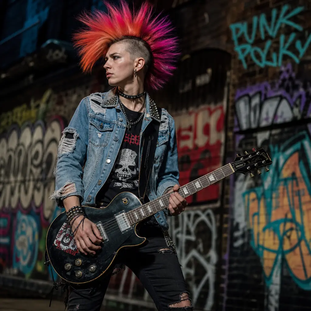 punk rock musician image