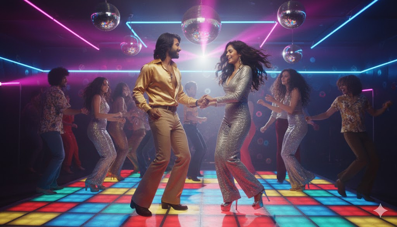 retro disco style image