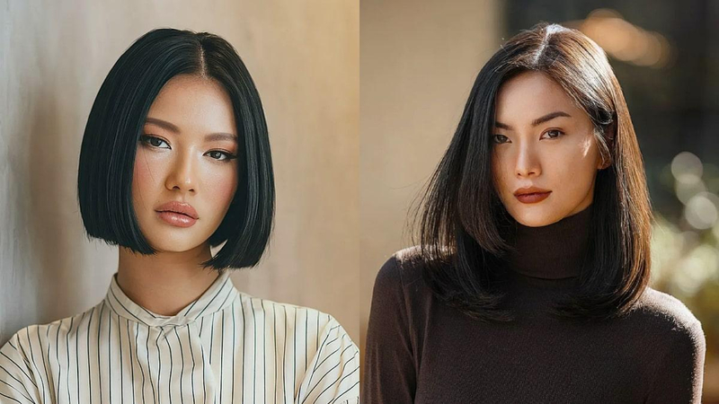 sleek minimalist haircut styles for women
