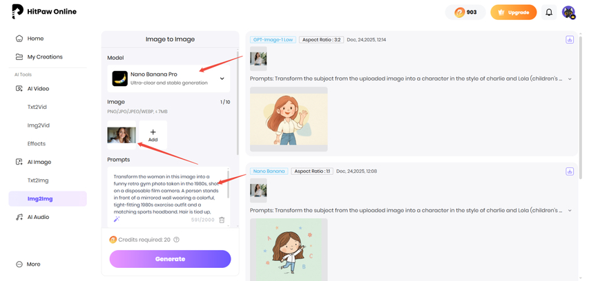 trending ai vintage photo prompt text