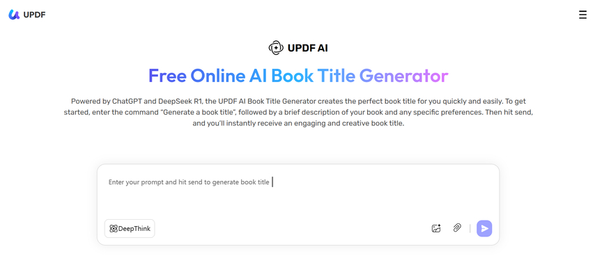 ai book title generator with editing tools