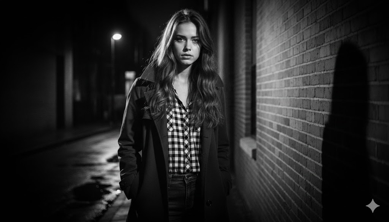 vintage film noir prompt