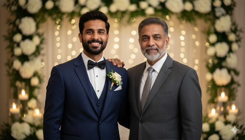 wedding father son prompt