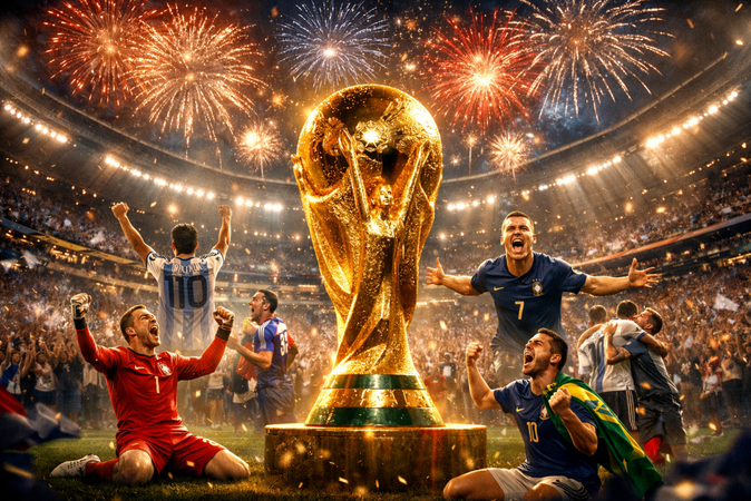 world cup final night poster
