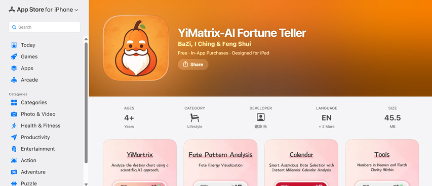 ai fortune teller app based on eastern