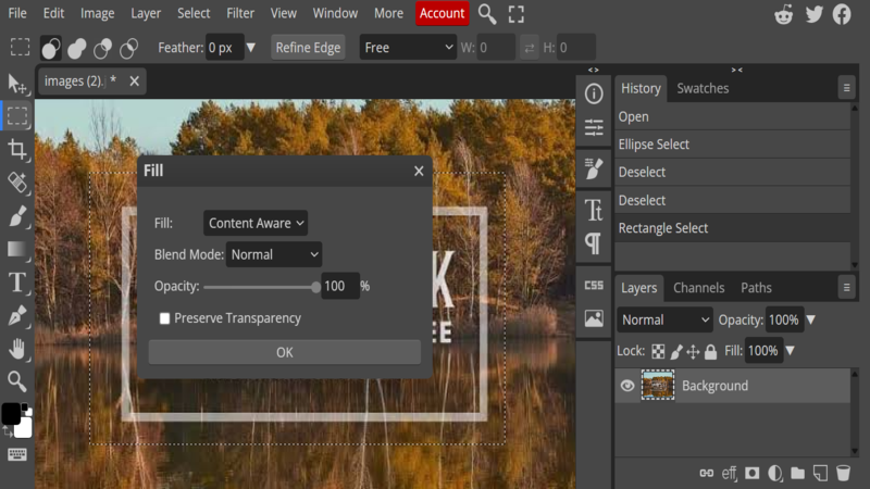 photopea watermark removal tool