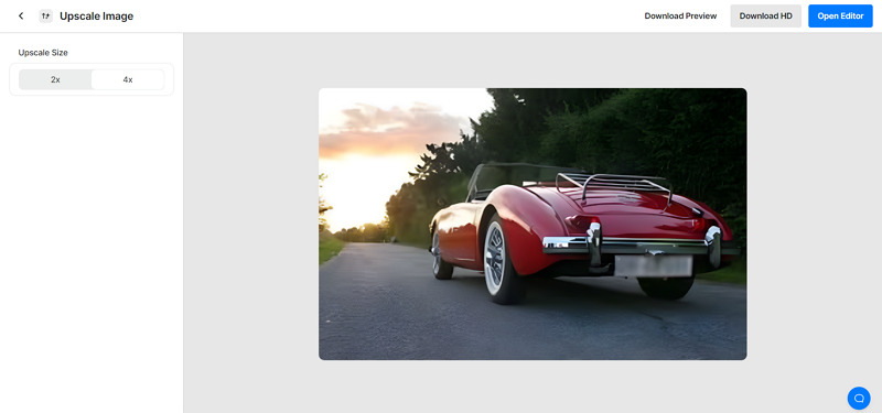 Pixelcut AI Image Upscale on-line
