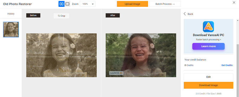 Vance AI Restore Old Photos