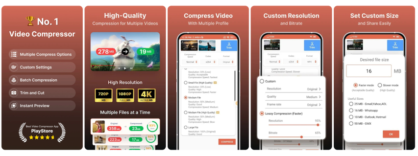 Compress Video Size Compressor App