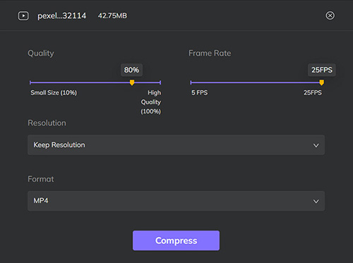 Step 2 to HitPaw Online Video Compressor for Discord