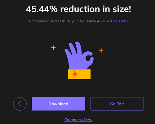 Step 3 to HitPaw Online Video Compressor for Discord