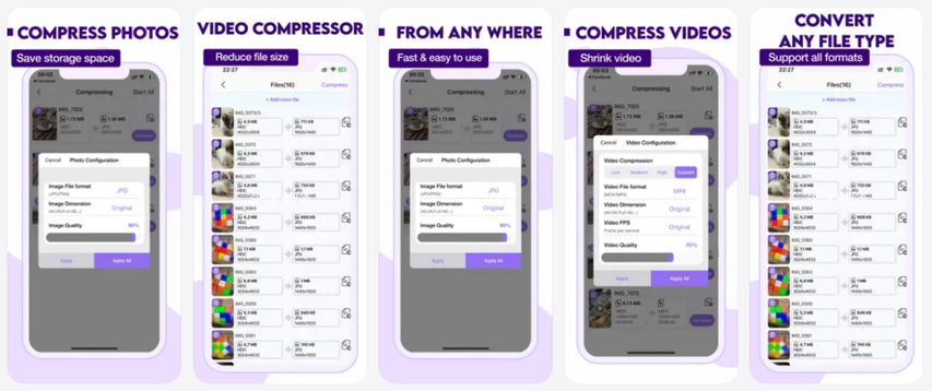 Video Compressor - Reduce Size App for iOS & Android