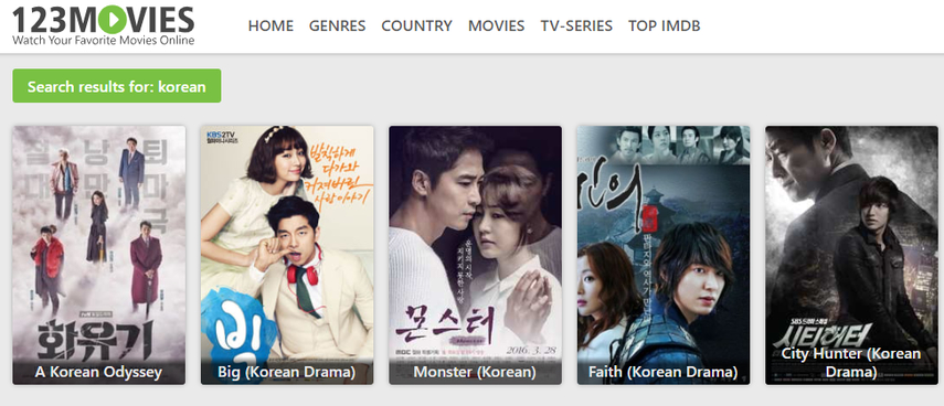 123Movies free Korean drama website